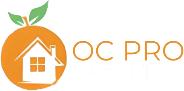 Oc pro realty logo for the best Orange County real estate agent.